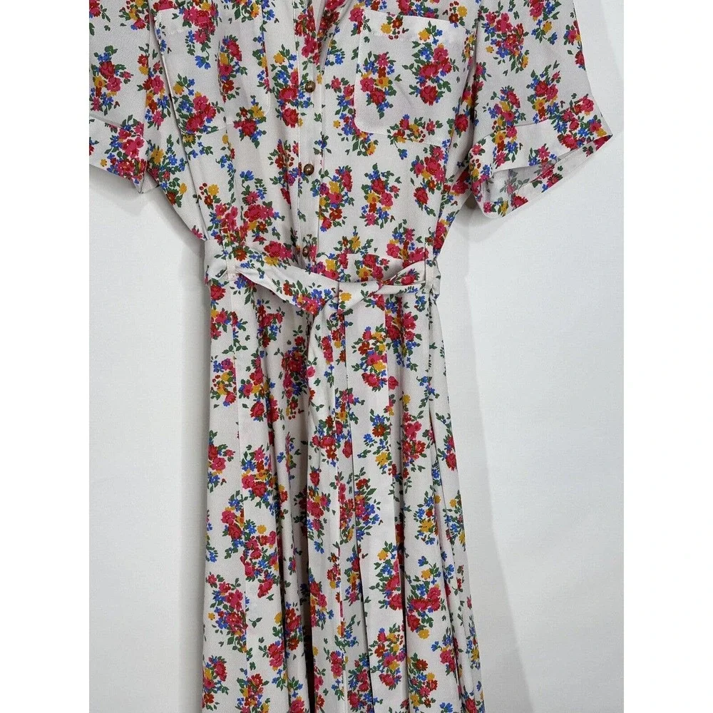 SEZANE ADÈLE DRESS JARDIN SECRET SIZE 38 US 6 - Picture 8 of 16